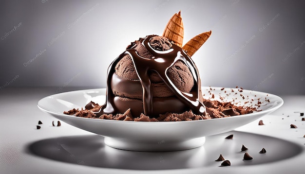 Indulge in Rich, Dark Homemade Chocolate Fudge Ice Cream